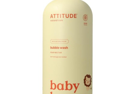 Attitude Bubbelzeep baby leaves pear nectar 473 Milliliter
