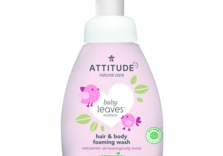 Attitude Baby leaves 2-in-1 hair & bodywash foaming parfumv 295 Milliliter