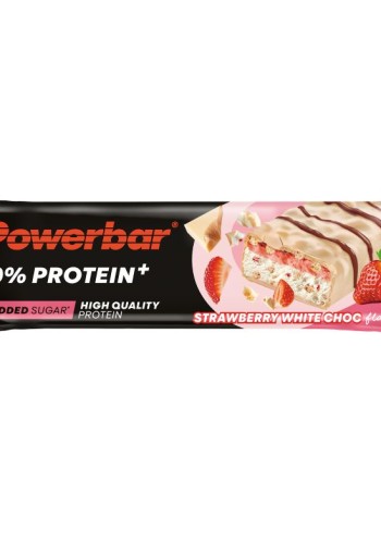 Powerbar Protein+ bar crisp strawberry & white chocolate (40 Gram)