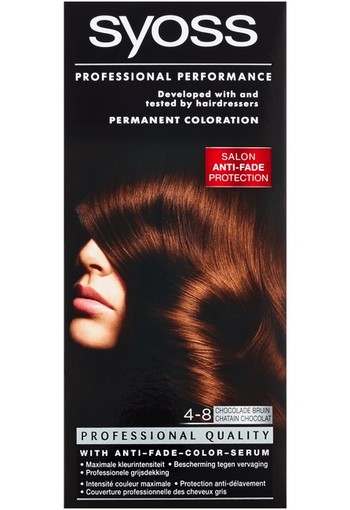 Syoss Salonplex Permanent Coloration 4-8 Chocolade Bruin 115 ml