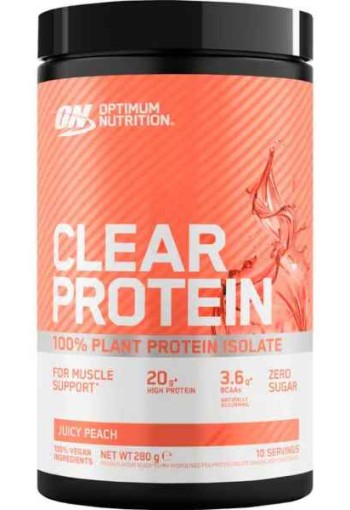 Optimum Nutrition Clear Protein Poeder Juicy Peach 280 GR