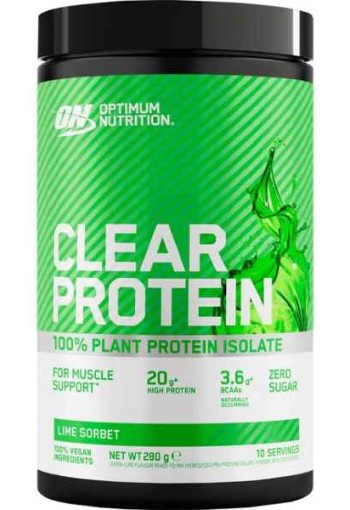 Optimum Nutrition Clear Protein Poeder Lime Sorbet 280 GR