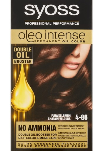 Syoss Oleo Intense Permanent Oil Color 4-86 Fluweel Bruin 115 ml