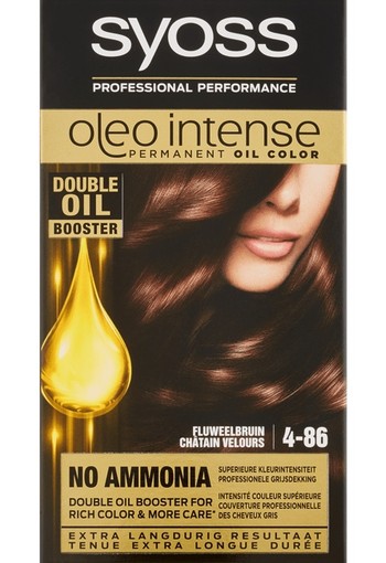 Syoss Oleo Intense Permanent Oil Color 4-86 Fluweel Bruin 115 ml