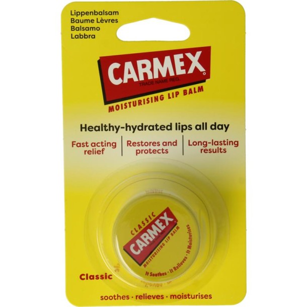 Carmex Lip balm classic potje (7,5 Gram)