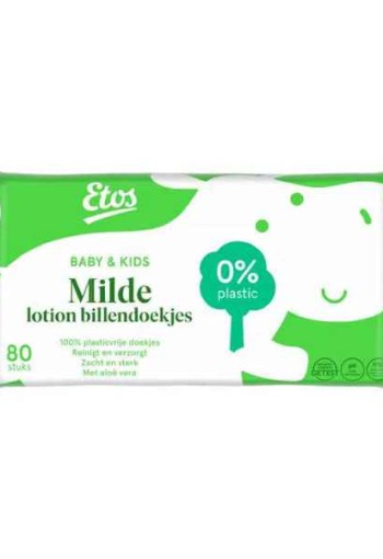 Etos Baby & Kids Milde lotion billendoekjes Single Pack 3 stuks voor € 5,00