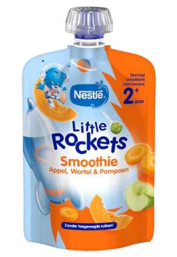 Nestlé Little Rockets Smoothie Appel Wortel Pompoen 2+