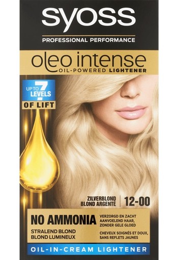 Syoss Oleo Intense Permanent Oil Color 12-00 Zilverblond 133 ml