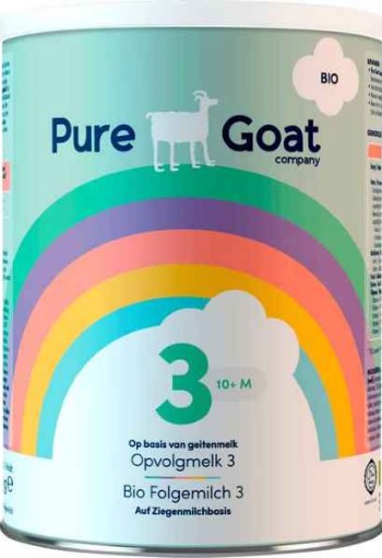 Pure Goat Opvolgmelk 3 bio (400 Gram)