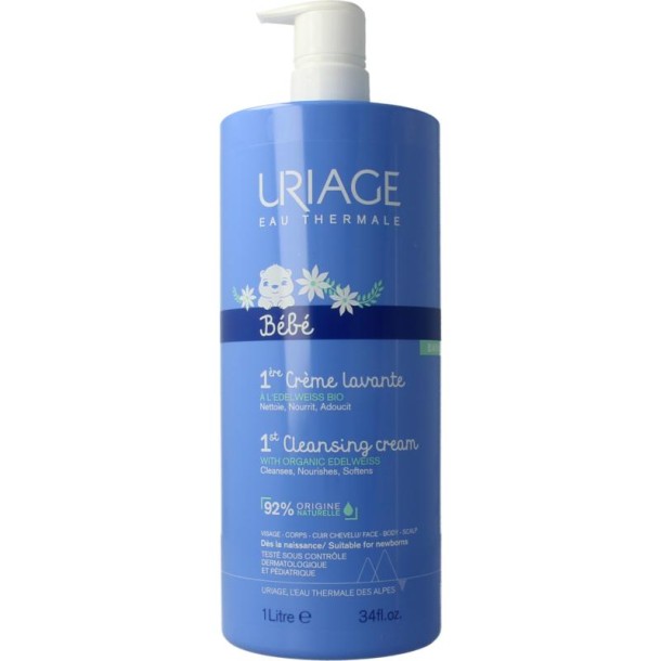 Uriage Bebe 1ere creme lavante (1 Liter)
