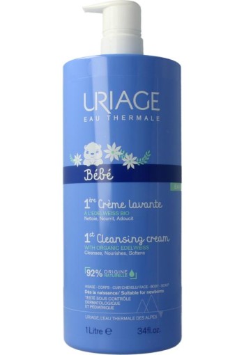Uriage Bebe 1ere creme lavante (1 Liter)