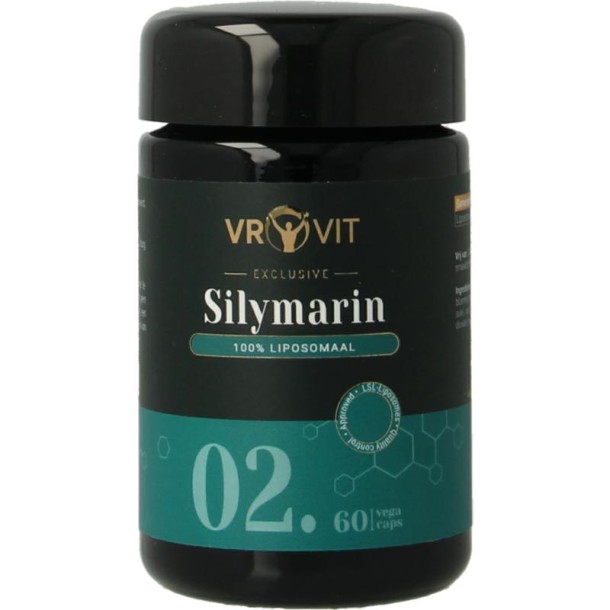 Vrovit Liposomaal 02 silymarin/mariadistel (60 Capsules)
