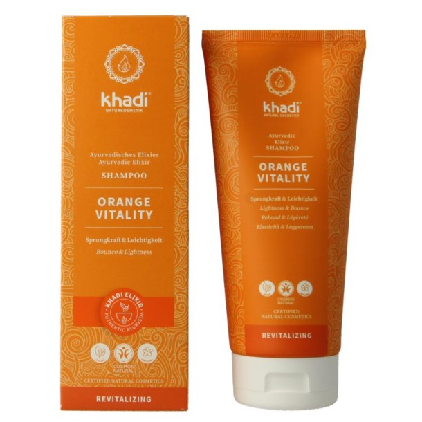 Khadi Shampoo elixer orange vitality (200 Milliliter)