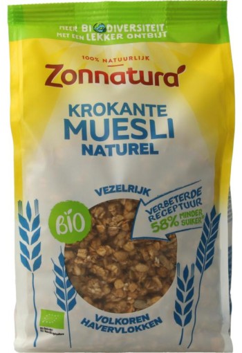 Zonnatura Krokante muesli naturel bio (375 Gram)