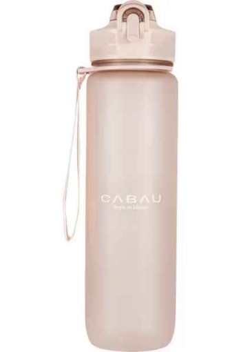 Cabau Bloom Waterfles Drinkfles beige - 1 Liter