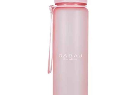 Cabau Bloom Waterfles Drinkfles lichtroze - 1 Liter