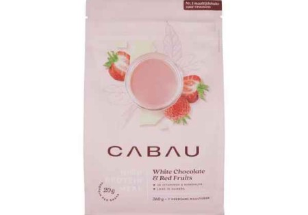 Cabau High Protein Meal - White Chocolate Red Fruits - 560 gram