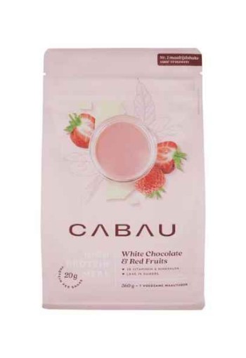 Cabau High Protein Meal - White Chocolate Red Fruits - 560 gram