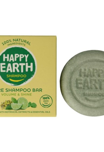 Happy Earth Shampoobar volume & shine (70 Gram)