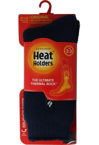 Heat Holders Ladies original socks 37-42 navy blue (1 Paar)