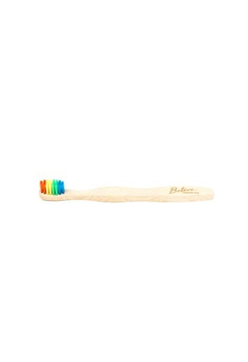 Betereproducten Bamboe tandenborstel voor kinderen regenboog (1 Stuks)