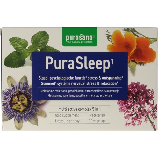 Purasana Purasleep (30 Vegetarische capsules)