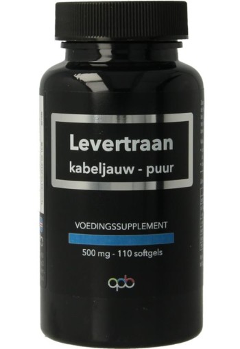 Apb Holland Levertraan kabeljauw puur 500mg (100 Softgels)