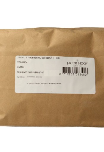 Jacob Hooy Citroenschil gesneden (1 Kilogram)