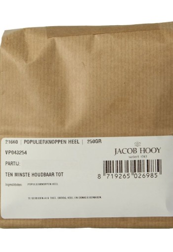 Jacob Hooy Populierknoppen (250 Gram)