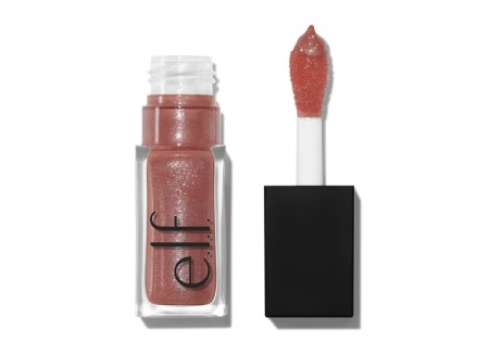 e.l.f. Glow Reviver Lip Oil Glimmer Princess Cut Pinky Beige