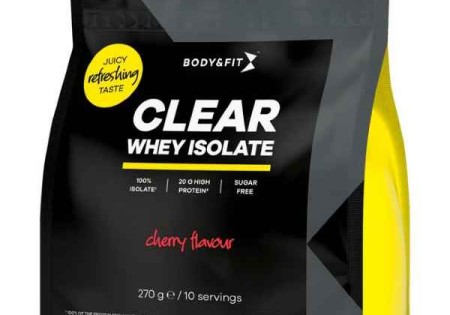Body & Fit Clear Whey Isolate Poeder Cherry 270 GR