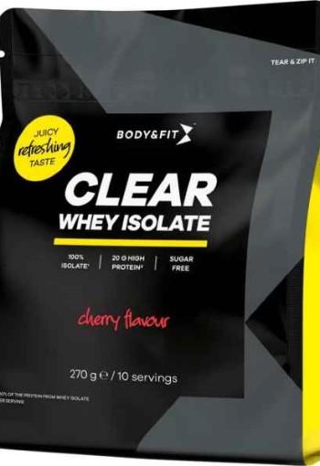 Body & Fit Clear Whey Isolate Poeder Cherry 270 GR