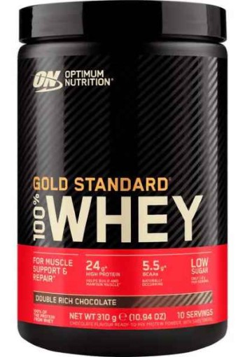 Optimim Nutrition Gold Standard Whey Protein Poeder Double Rich Chocolate 300 GR