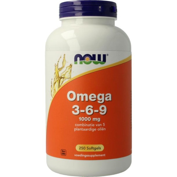 NOW Omega 3-6-9 1000mg (250 Softgels)
