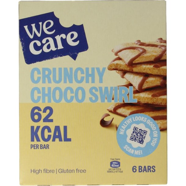 Wecare Bars cruchy choco swirl (78 Gram)