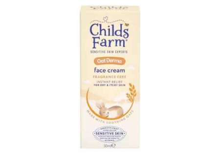 Childs Farm OatDerma Face Cream Fragrance Free 50ml