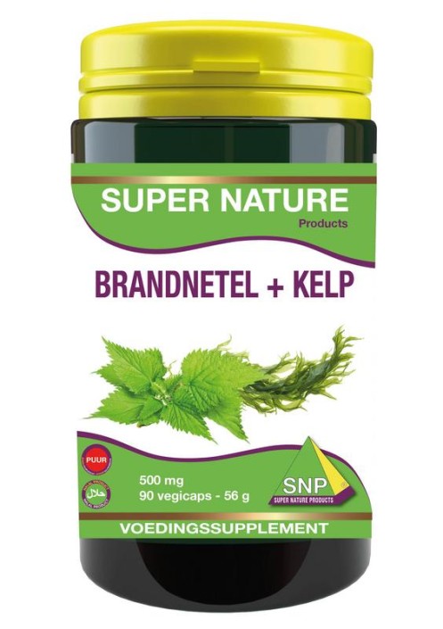 SNP Brandnetel + kelp 500mg puur (90 Capsules)