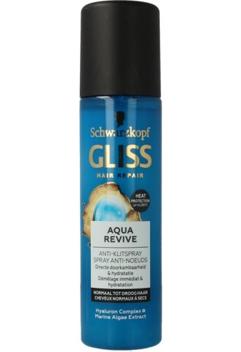 Gliss Kur Anti klit spray aqua revive 200 Milliliter