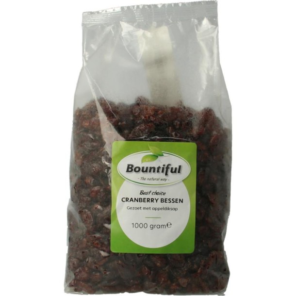 Bountiful Cranberries gezoet met appeldiksap (1 Kilogram)