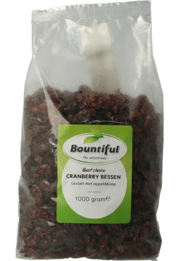 Bountiful Cranberries gezoet met appeldiksap (1 Kilogram)