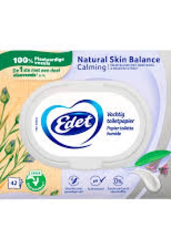 Edet Natural Skin Balance Vocht Toiletpapier 42 stuks
