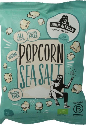 John Altman Popcorn sea salt bio (22 Gram)