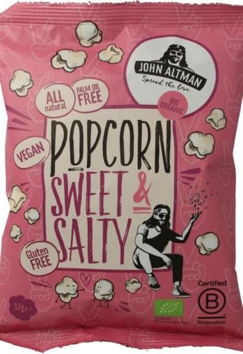 John Altman Popcorn sweet & salty bio (32 Gram)