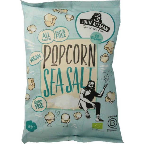 John Altman Popcorn sea salt bio (60 Gram)
