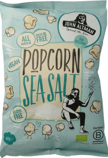 John Altman Popcorn sea salt bio (60 Gram)
