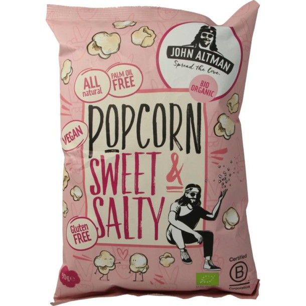 John Altman Popcorn sweet & salty bio (90 Gram)