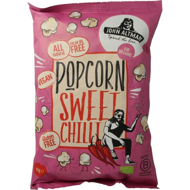 John Altman Popcorn sweet chilli bio (75 Gram)