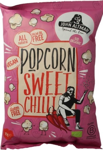 John Altman Popcorn sweet chilli bio (75 Gram)