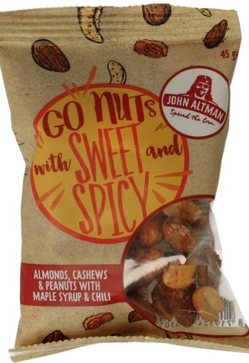 John Altman Mixed nuts maple & chilli (45 Gram)