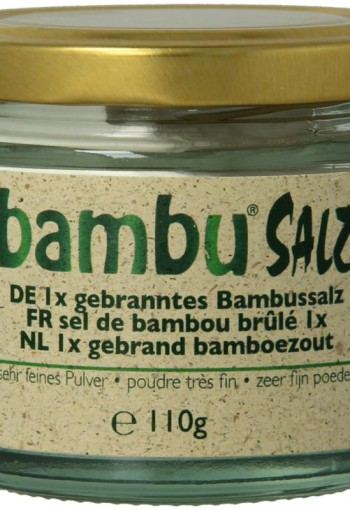 Bambu Salz Bamboezout zeer fijn 1x gebrand (110 Gram)